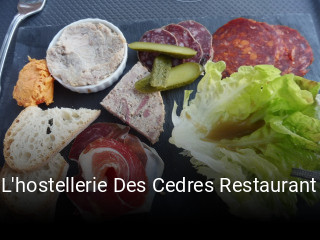 L'hostellerie Des Cedres Restaurant réservation de table