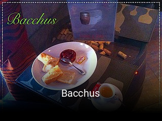 Bacchus réservation de table