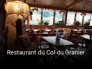 Restaurant du Col du Granier réservation de table