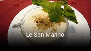 Le San Marino réservation de table