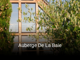 Auberge De La Baie réservation