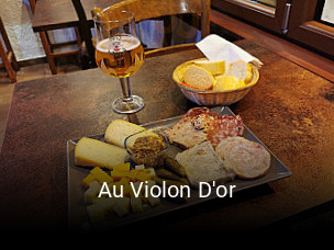 Au Violon D'or réservation de table