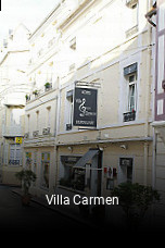 Villa Carmen réservation de table