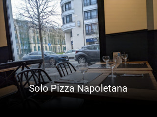 Solo Pizza Napoletana réservation