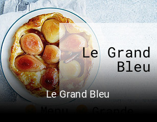 Le Grand Bleu réservation de table
