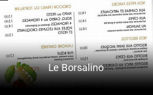 Le Borsalino réservation de table