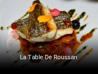 La Table De Roussan réservation en ligne