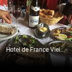 Hotel de France Vieille Freres réservation de table