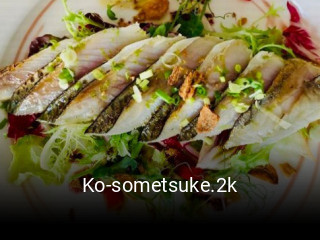 Ko-sometsuke.2k réservation