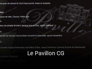 Le Pavillon CG réservation en ligne