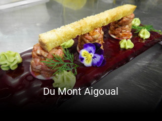 Du Mont Aigoual réservation de table