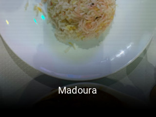 Madoura réservation de table