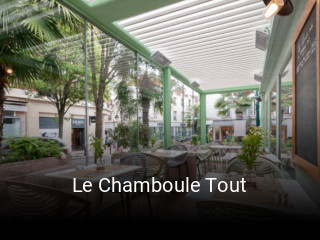 Le Chamboule Tout réservation de table