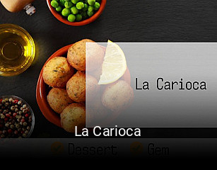 La Carioca réservation de table