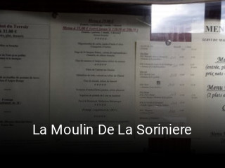 Réserver une table chez La Moulin De La Soriniere maintenant