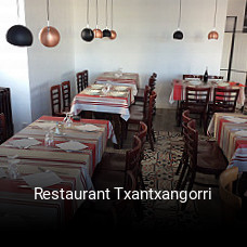 Restaurant Txantxangorri réservation en ligne
