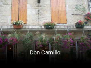 Don Camillo réservation de table