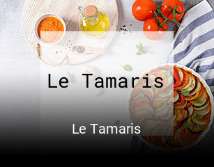 Le Tamaris réservation de table