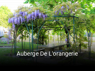 Auberge De L'orangerie réservation de table
