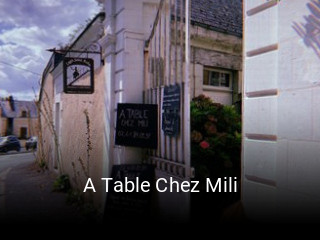 A Table Chez Mili réservation