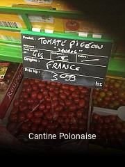 Cantine Polonaise réservation