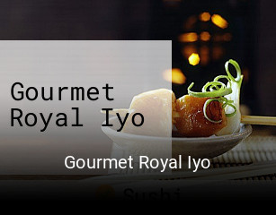 Réserver une table chez Gourmet Royal Iyo maintenant