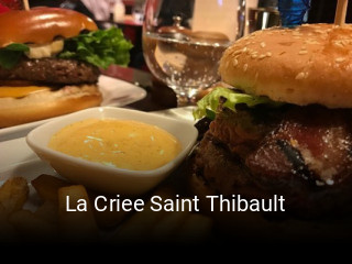 La Criee Saint Thibault réservation