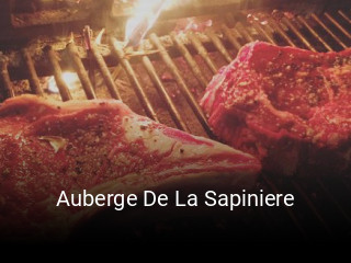 Auberge De La Sapiniere réservation de table