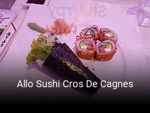 Allo Sushi Cros De Cagnes réservation en ligne