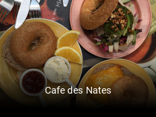 Cafe des Nates réservation de table