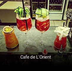 Cafe de L'Orient réservation de table