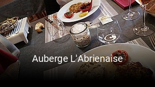 Réserver une table chez Auberge L'Abrienaise maintenant
