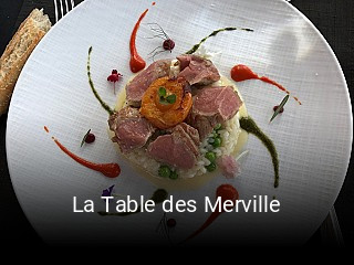 La Table des Merville réservation de table