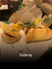 Subway réservation de table