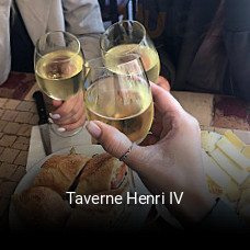 Taverne Henri IV réservation de table