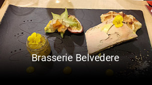 Brasserie Belvedere réservation de table