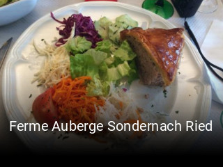 Ferme Auberge Sondernach Ried réservation de table