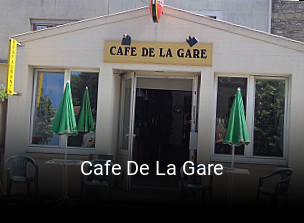 Réserver une table chez Cafe De La Gare maintenant