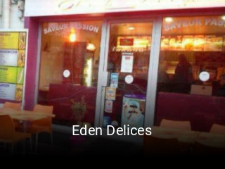 Eden Delices réservation