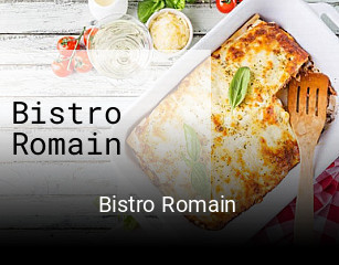 Bistro Romain réservation de table