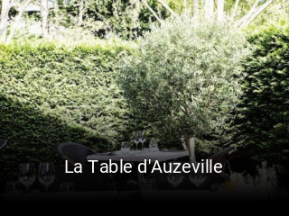 La Table d'Auzeville réservation