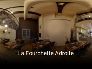 La Fourchette Adroite réservation