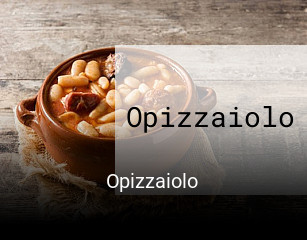 Opizzaiolo réservation de table