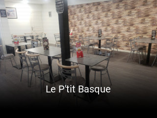 Le P'tit Basque réservation de table