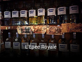 L'Epee Royale réservation de table