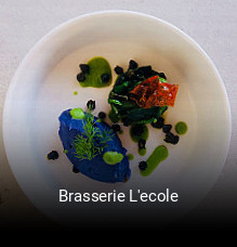 Brasserie L'ecole réservation de table
