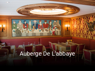 Auberge De L'abbaye réservation de table