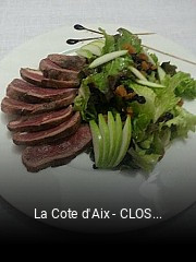 Réserver une table chez La Cote d'Aix - CLOSED maintenant