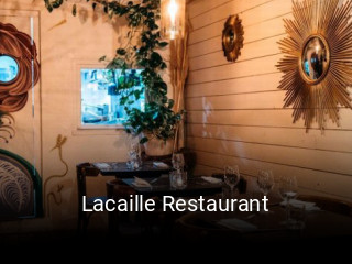 Lacaille Restaurant réservation en ligne
