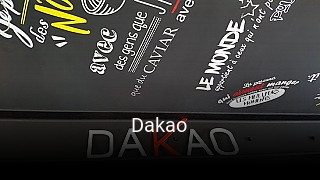 Dakao réservation de table